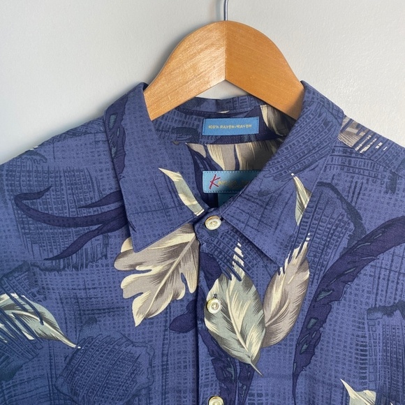 Kaylua Bay Resortwear Men's Hawaiian Tropical SS Button Up Rayon Shirt Size XL‎ - Picture 5 of 11